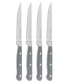Duraliving 4-piece Steak Knife Set In Gray