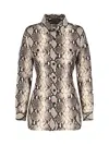 Duran Lantik Python Print Shirt - Multicolor In Brown