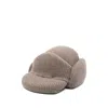 Duran Lantink Ear-flap Ribbed-knit Hat In Gray