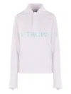 Duran Lantink Cotton-piqué Polo Shirt In White