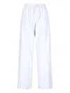Duran Lantink Elasticated-waist Trousers In White