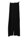Duran Lantink Pinstripe Trousers In Black