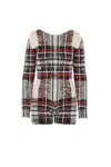 Duran Lantink Check Knit Jumpsuit In Multi