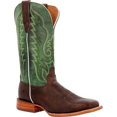 Pre-owned Durango ® Arena Pro™ Hickory And Shamrock Green Western Boot