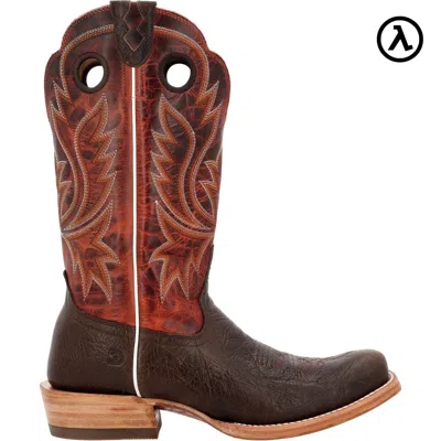 Pre-owned Durango Boots Durango® Men's Prca Collection Shrunken Bullhide Western Boots Ddb0464 - In Nicotine And Burnt Sienna