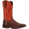 DURANGO BOOTS MEN'S SADDLEBROOK WESTERN BOOT IN ACORN AND CRIMSON