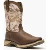 Durango Lil'  Big Kids Desert Camo Western Boot In Brown