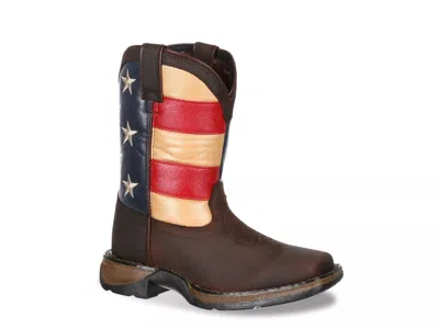 Durango Lil Rebel Cowboy Boot Kids' In Dark Brown