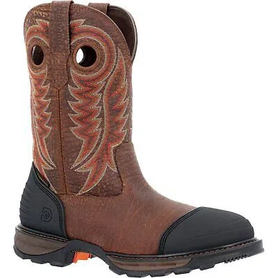 Pre-owned Durango ® Maverick Xp™ Steel Toe Burlywood Waterproof Western Work Boot