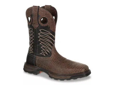 Durango Maverick Xp Steel Toe Cowboy Boot In Brown