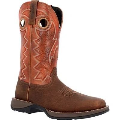 Pre-owned Durango Men's 12" Rebel™ By  Ventilated Western Boot Cimarron Brown - Ddb