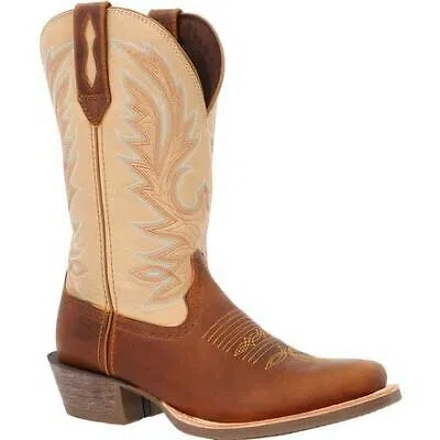 Pre-owned Durango Men's 12" Rebel Pro™ Western Boot Golden Brown/bone - Ddb0355, Golden Br In White
