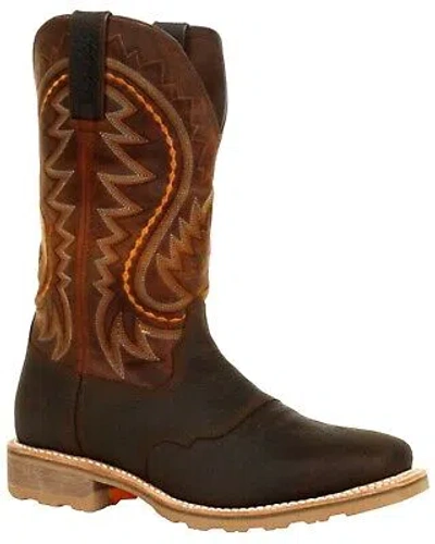 Pre-owned Durango Men's Maverick Pro Western Work Boot - Soft Toe - Ddb0299 In Brown