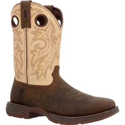 Durango Men's Rebel 11" Western Boot In Coffee/ W In Brown
