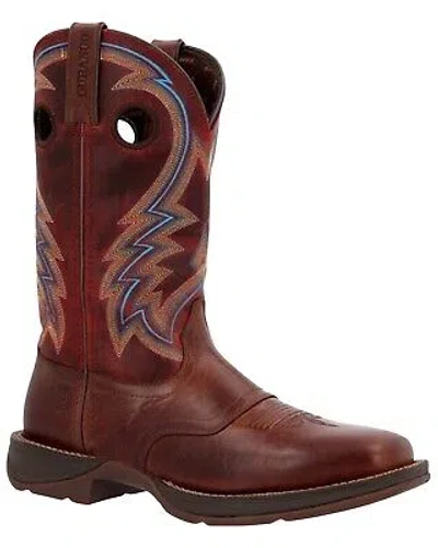 Pre-owned Durango Men's Rebel Performance Western Boot - Square Toe - Ddb0391 In Brown