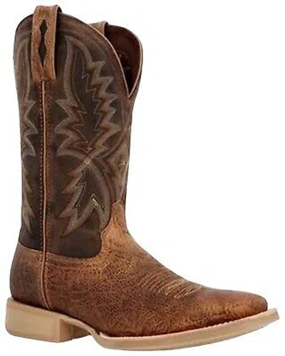 Pre-owned Durango Men's Rebel Pro Lite Western Boot - Broad Square Toe - Ddb0357 In Brown
