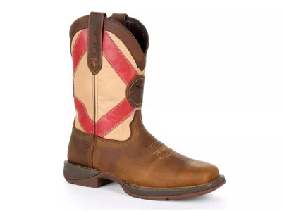 Durango Rebel Florida Flat Cowboy Boot In Brown