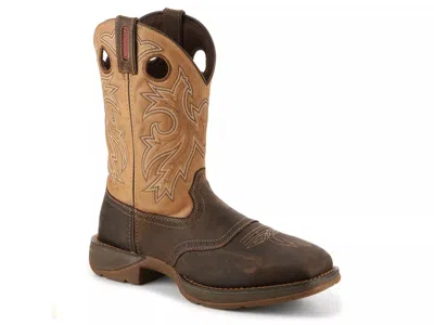 Durango Rebel Steel Toe Cowboy Boot In Brown