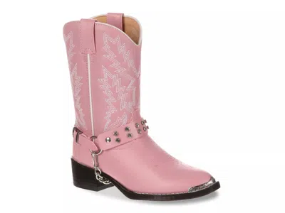 Durango Rhinestone Cowboy Boot Kids' In Pink