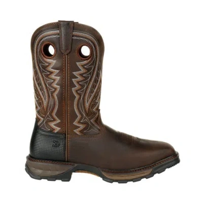 Durango Steel Toe Puncture Resistant Western Work Boot In Brown