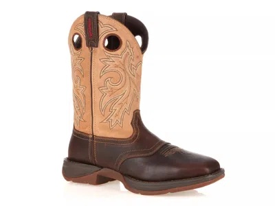 Durango Wide Width Rebel Saddle Up Cowboy Boot In Multi