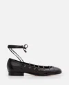 Durazzi Milano Ballerina Cross Over Laces In Black