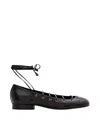 Durazzi Milano Ballerina Cross Over Laces In Black