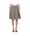 Durazzi Milano Pleated High-waist Shorts
