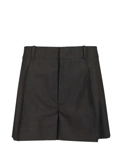 Durazzi Milano Belt-loop Tailored Shorts In Black