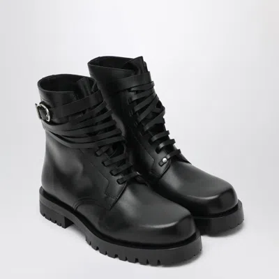 Durazzi Milano Black Combat Boots