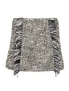 Durazzi Milano Carpet Mini Skirt Skirts Multicolor In Gray