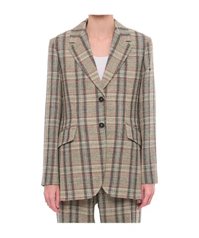 DURAZZI MILANO CHECKED SUIT COAT