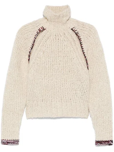Durazzi Milano Chunky-knit Sweater In Neutrals