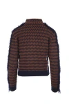Durazzi Milano Coats In Cognac+navy