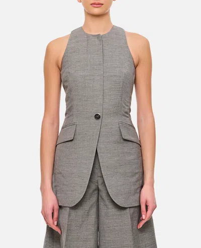 DURAZZI MILANO DARK GREY SLEEVELESS VEST