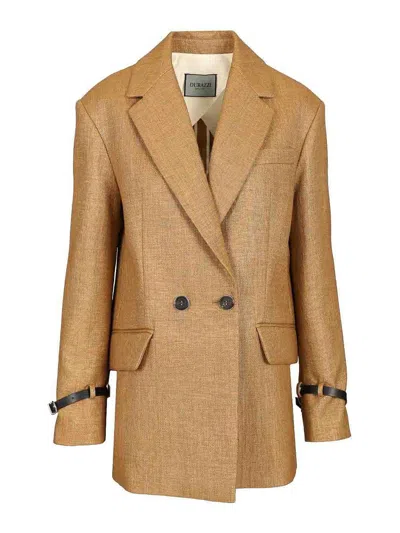 DURAZZI MILANO DOUBLE BREASTED TAILORED JACKET