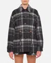 Durazzi Milano Checked Casual Jacket In Brown