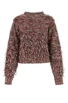 Durazzi Milano Fringe-detail Crew-neck Sweatshirt In Multicolor