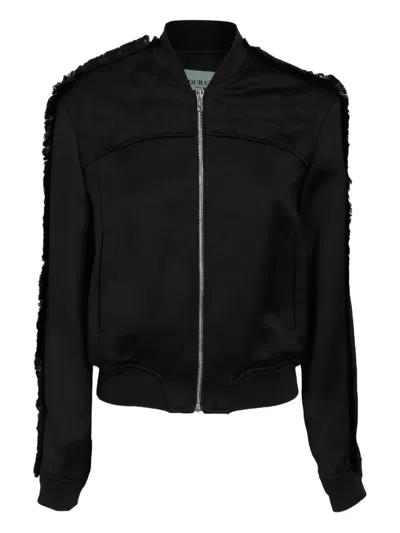 Durazzi Milano Fringed Jacket In Black