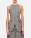 Durazzi Milano Tailored Waistcoat In Grey