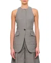 Durazzi Milano Tailored Waistcoat In Grey