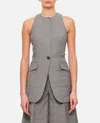 Durazzi Milano Tailored Waistcoat In Grey
