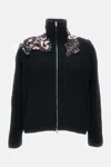 Durazzi Milano Knitted Bomber Jacket In Black