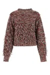 Durazzi Milano Fringe-detail Crew-neck Sweatshirt In Printed