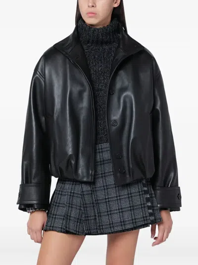 DURAZZI MILANO 皮质飞行员夹克