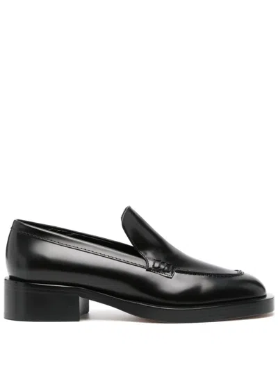 Durazzi Milano Leather Loafers In Black