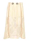 Durazzi Milano Mesh Midi Skirt Skirts White