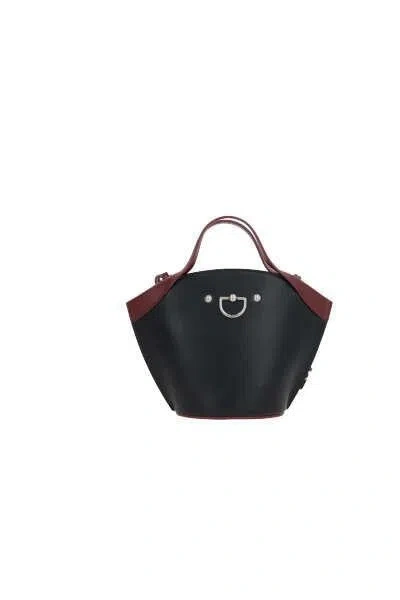 Durazzi Milano Shell Tote Bag In Black