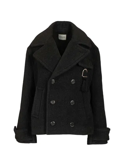 Durazzi Milano Peacoat Taglio Militare In Black