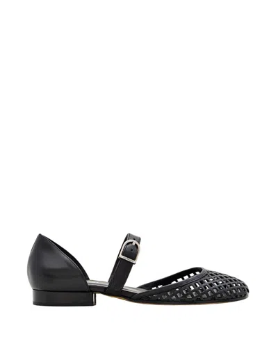 Durazzi Milano Perforated Net Ballerinas